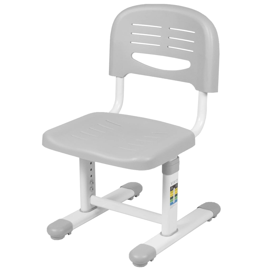 Gray Height Adjustable Children's Desk Chair Q11950