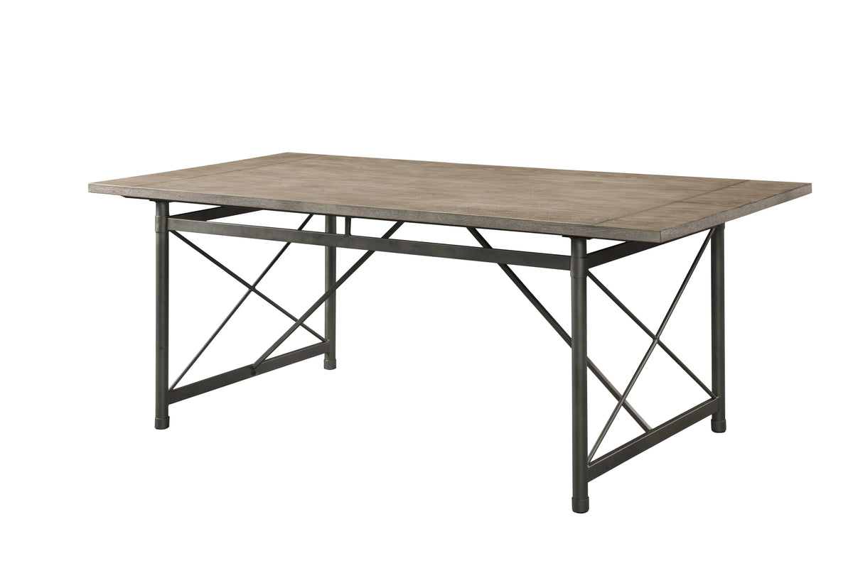 Gray Oak Dining Table I9655