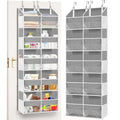 Light Grey 5-Tier Over The Door Hanging Storage Organizer E3153