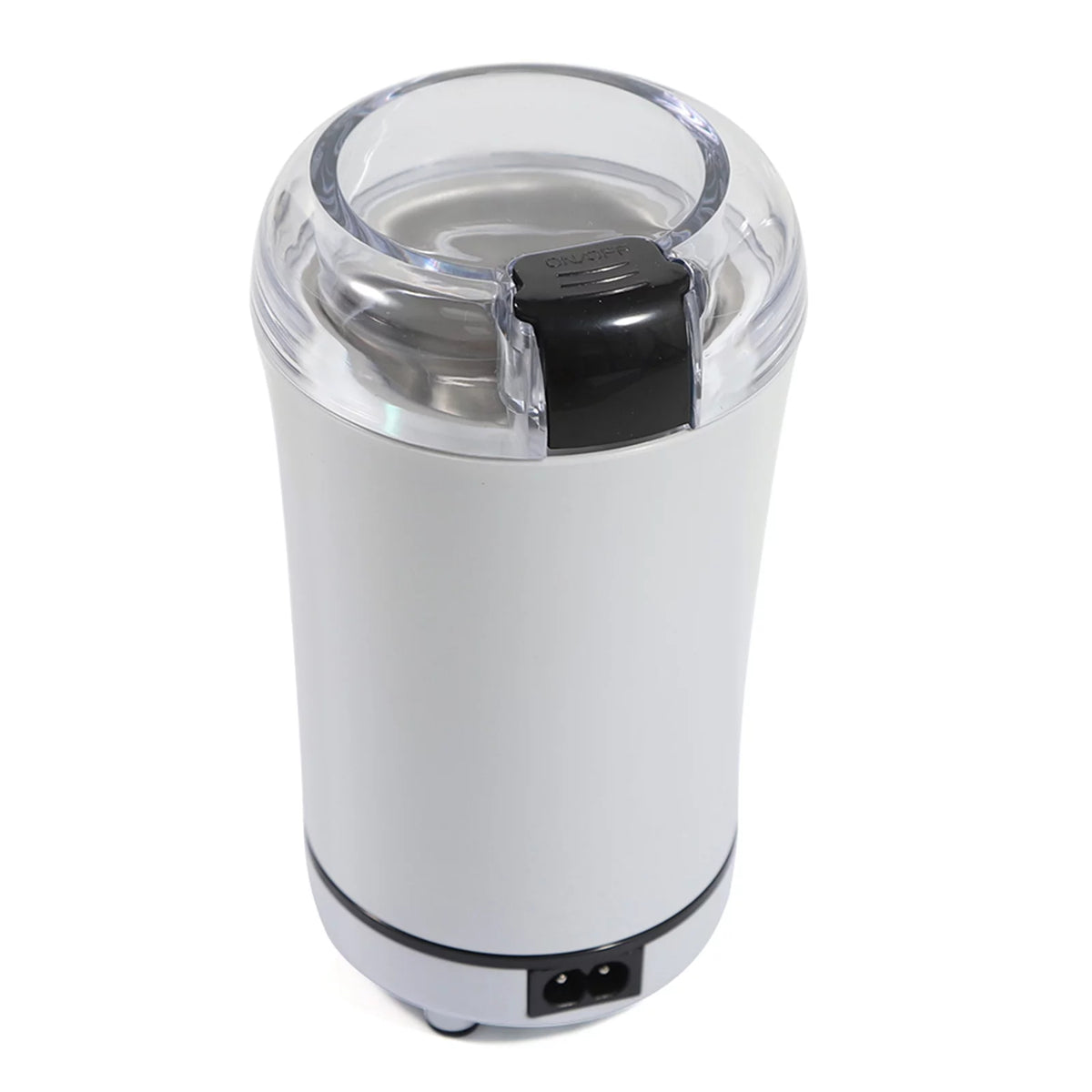 White Electric Coffee Grinder with Stainless Steel Bowl L962