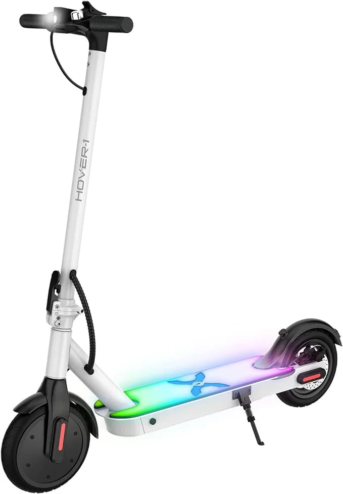 White 8.5 in Wheels Self Balancing Folding Electric Scooter A18829