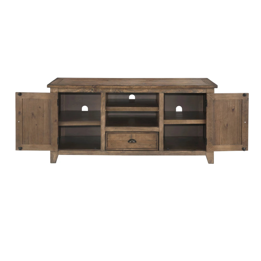 Wooden TV Stand with 2 Cabinets and 1 Drawer D16696