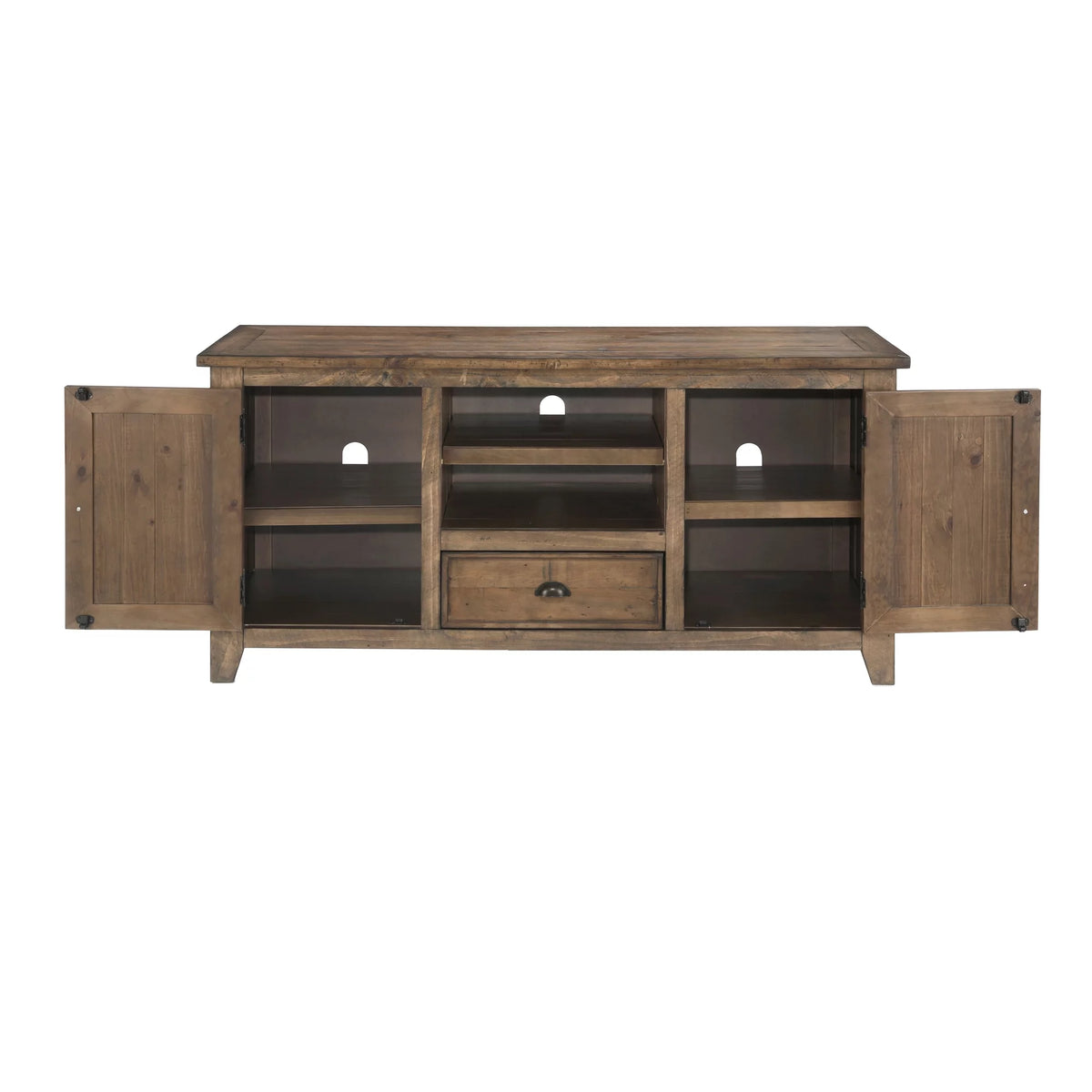 Wooden TV Stand with 2 Cabinets and 1 Drawer D16696