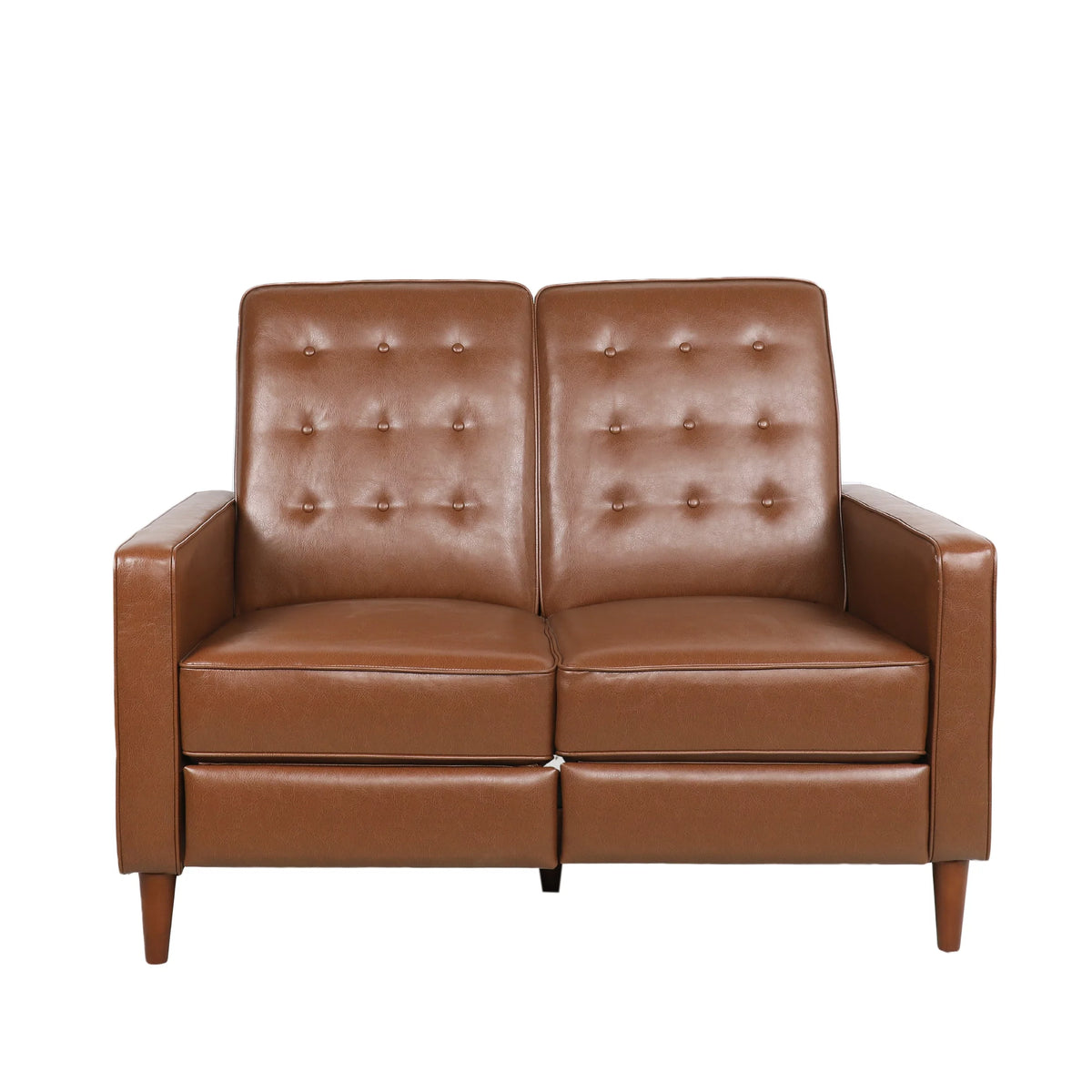Dark Espresso Wheat Upholstered Pushback Recliner J182966