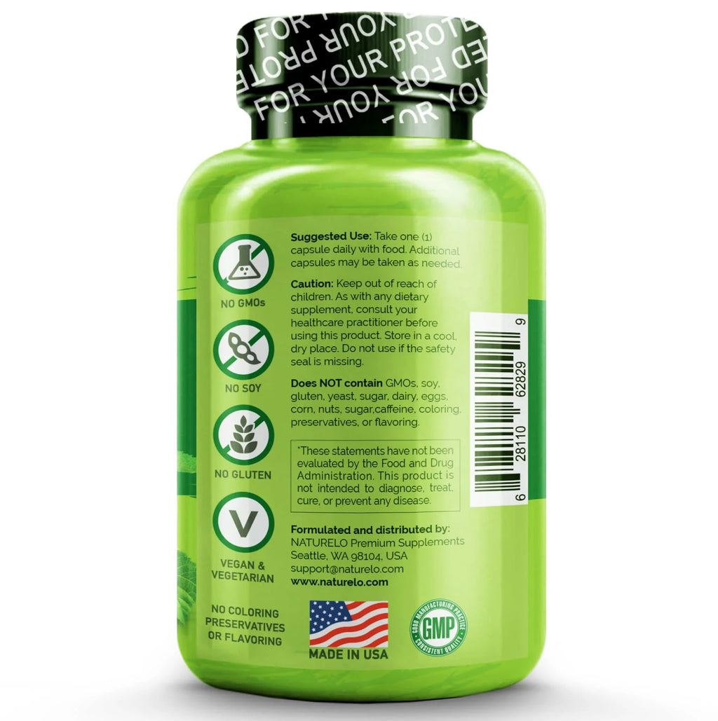 Vitamin B Complex with Methyl B12 Methyl Folate 120 Capsules Z4198