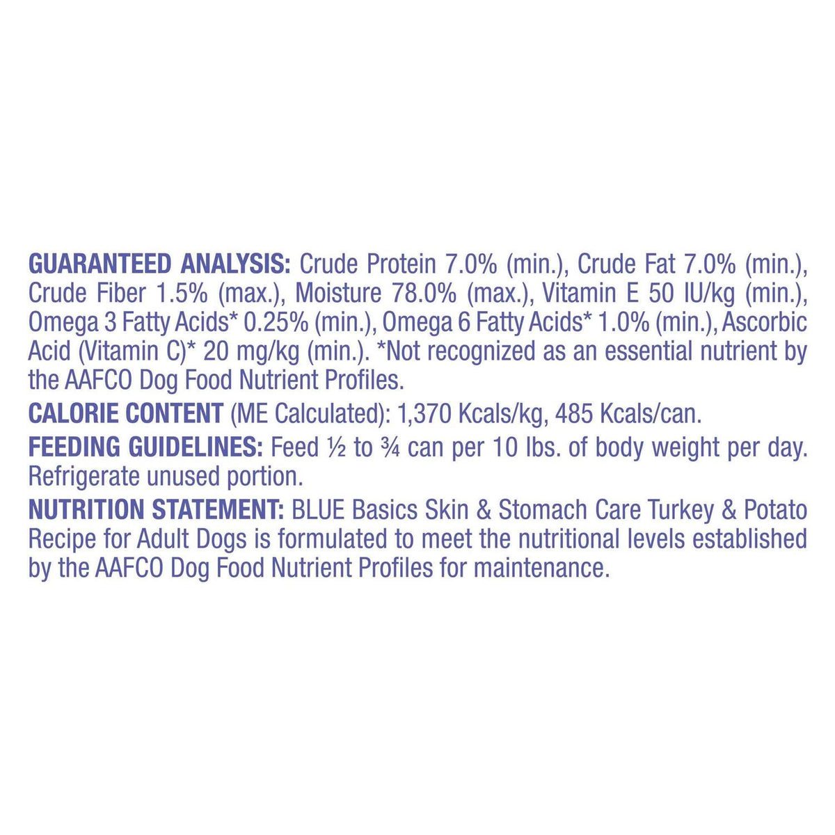 Grain Free Turkey & Potato Canned Dog Food Z860160