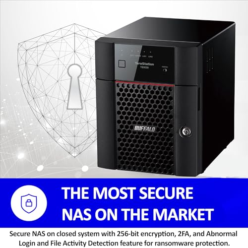 4-Bay 16TB Desktop NAS with Hard Drives Included K5391
