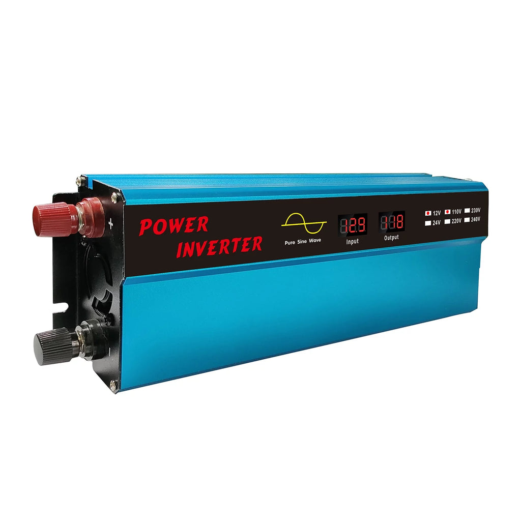 1600 Watt Pure Sine Car Inverter Converter 12V to 120V AC C117063
