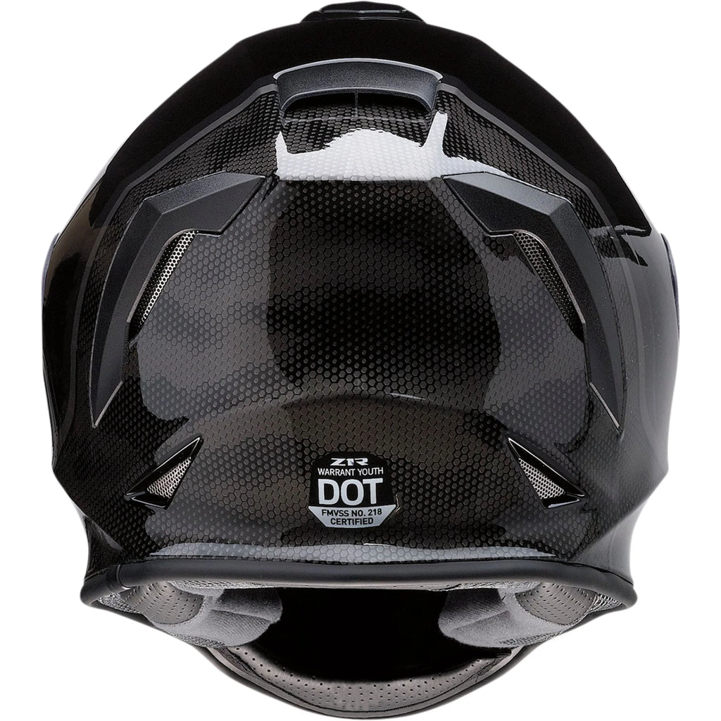 Youth Motorcycle Helmet Black MD I572407