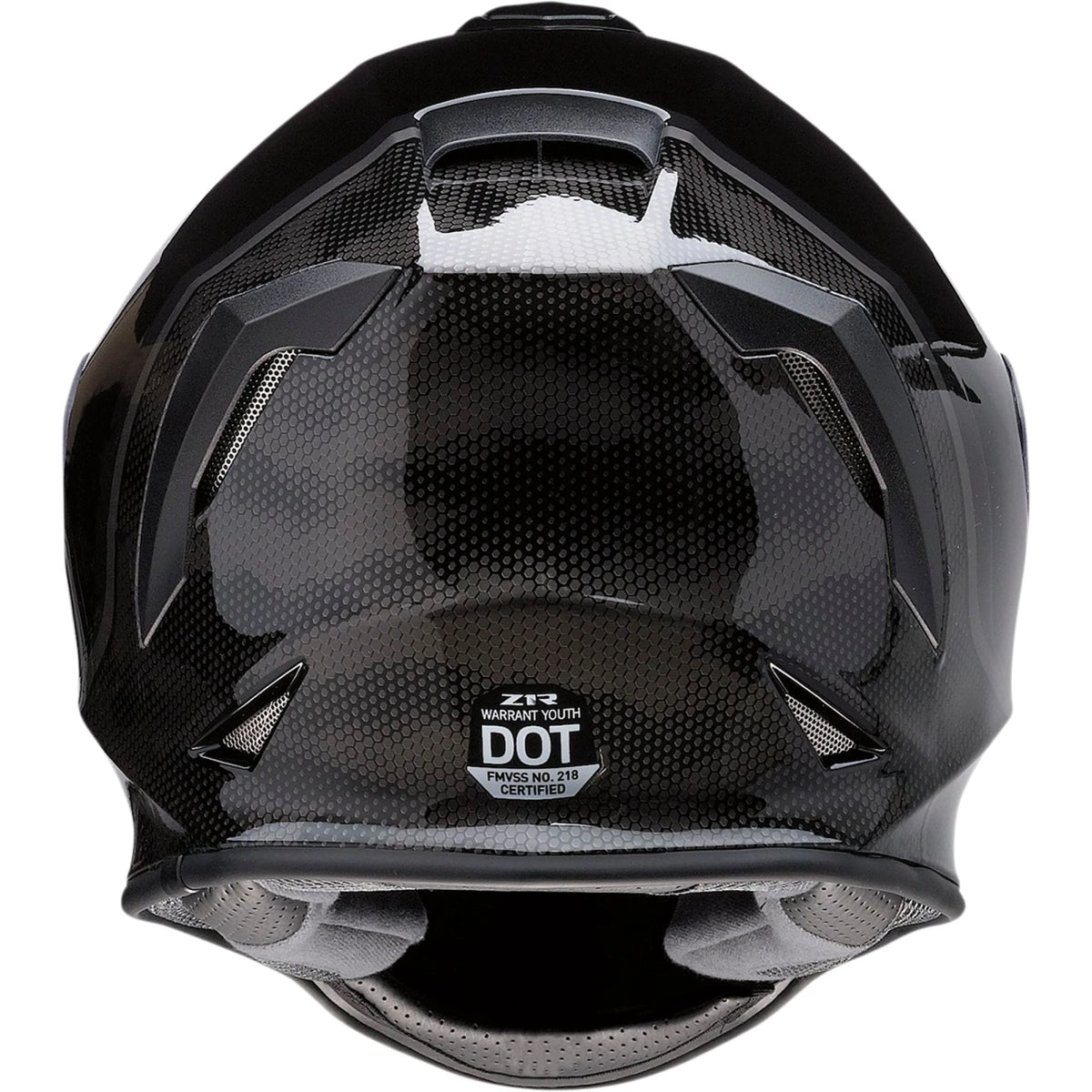 Youth Motorcycle Helmet Black MD I572407