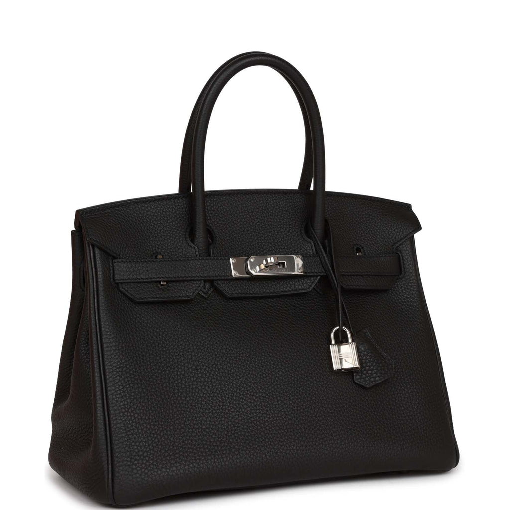 Black 30 Togo Handbag Y282