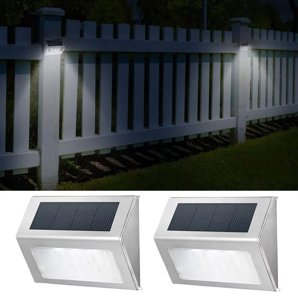 8 Pcs Outdoor Solar Fence Lights W946