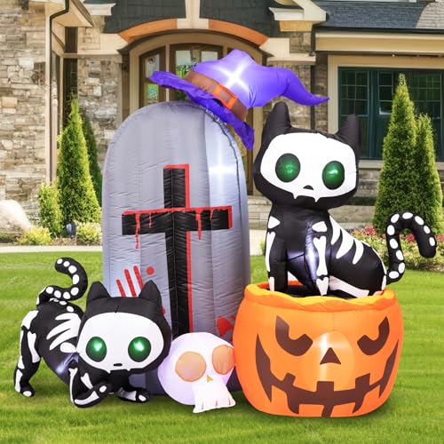 8FT Inflatable Dead Tree with LED Lights I6445