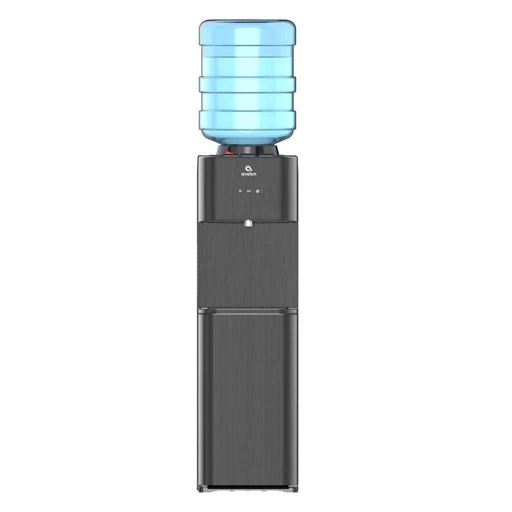 Top Loading Water Cooler Dispenser Black Stainless Steel W830
