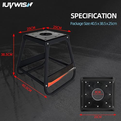 Black Detachable Anti Slip Motorcycle Stand O3218