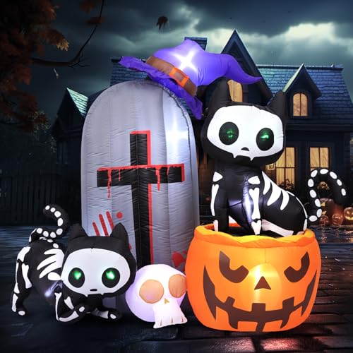 8FT Inflatable Dead Tree with LED Lights I6445