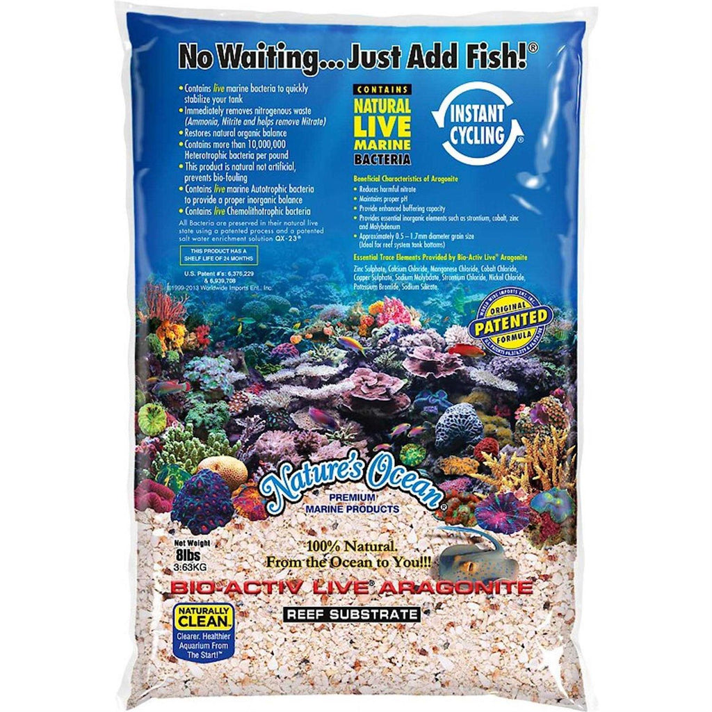 Live Aragonite Saltwater Aquarium Sand V33358