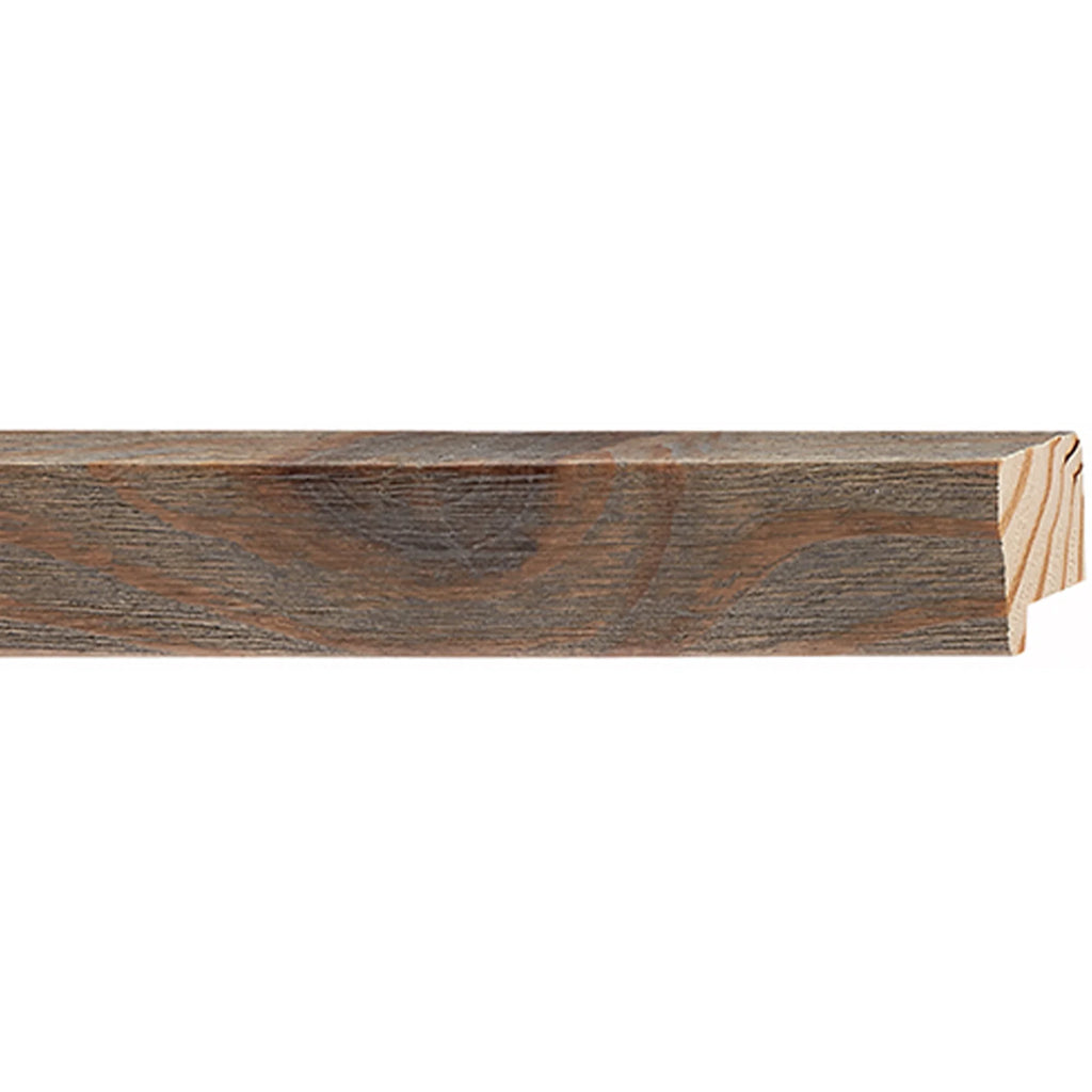 14x40 Knotty Brown Real Wood Picture Frame Z1065