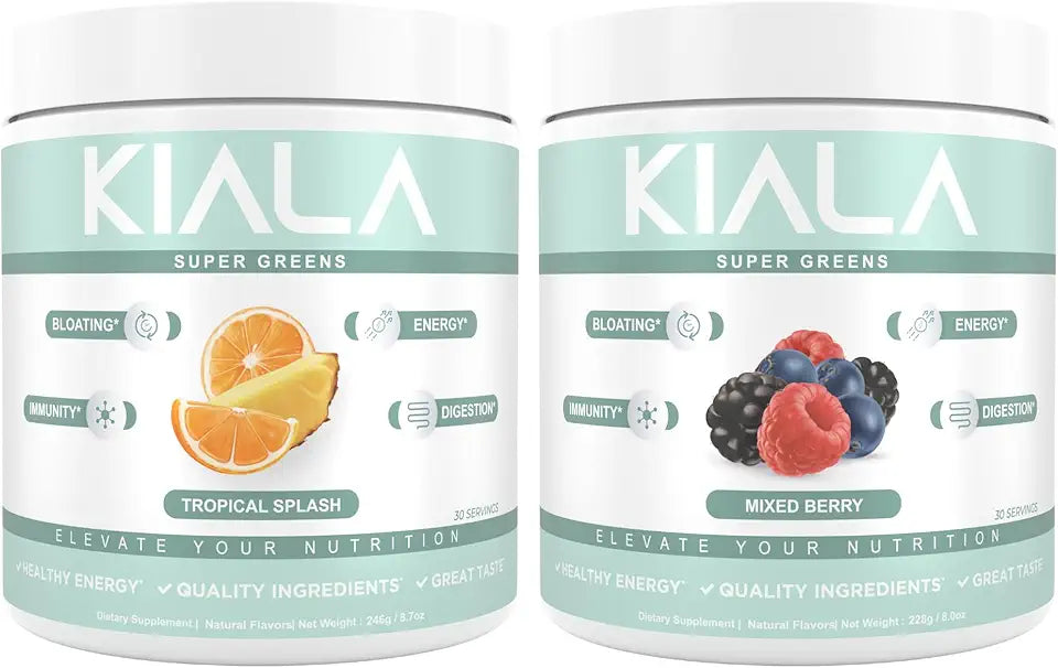 Organic Greens Powder with Spirulina & Chlorella, 30 Servings R1922
