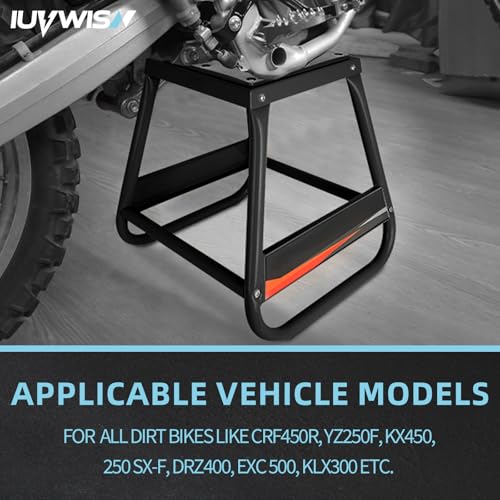 Black Detachable Anti Slip Motorcycle Stand O3218