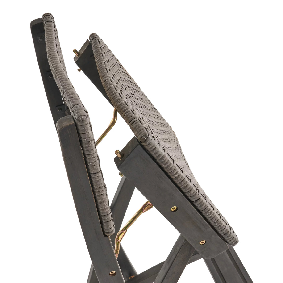 3-Pc Wood and Wicker Bar Height Set E456042