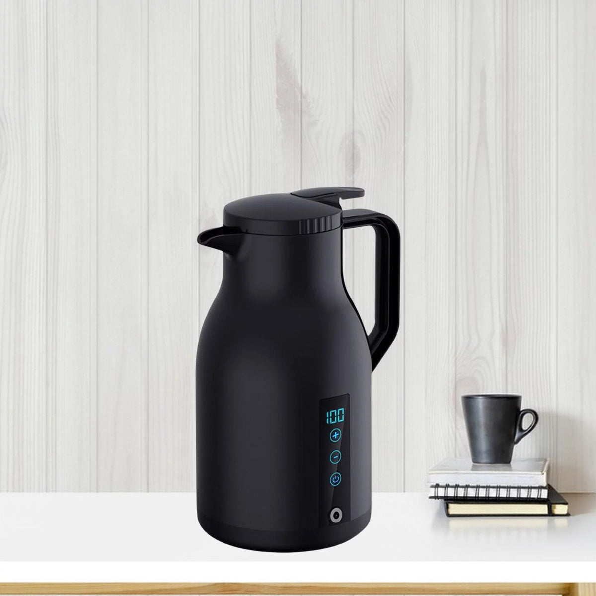 Electric Heating Mug Water Boiler 12V 24V Black I777485