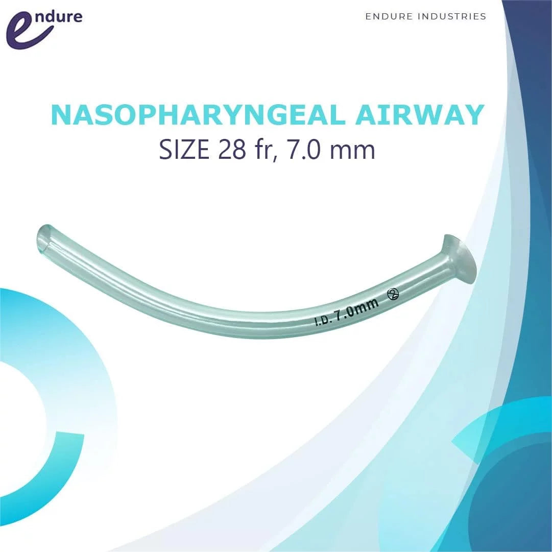 Naso Airway Tube with Lubricating Jelly, Box of 10 (28 FR) Y320430
