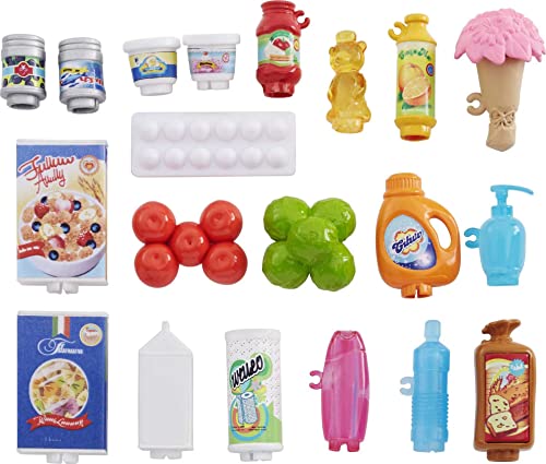 Doll & Playset with 25 Grocery Store-Themed Accessories G861