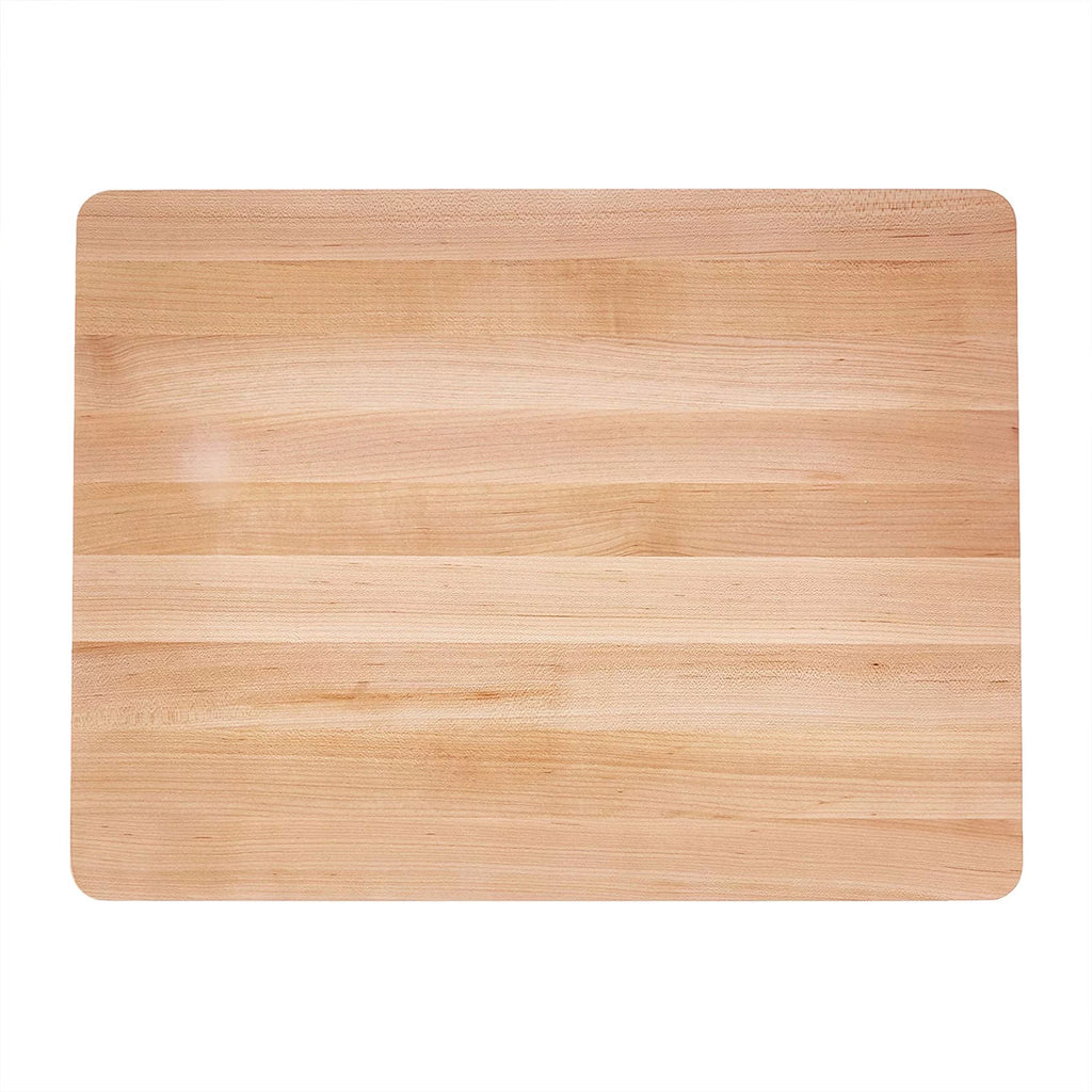 Maple Wood Edge Grain Cutting Board, 16" x 10" x 1" P496