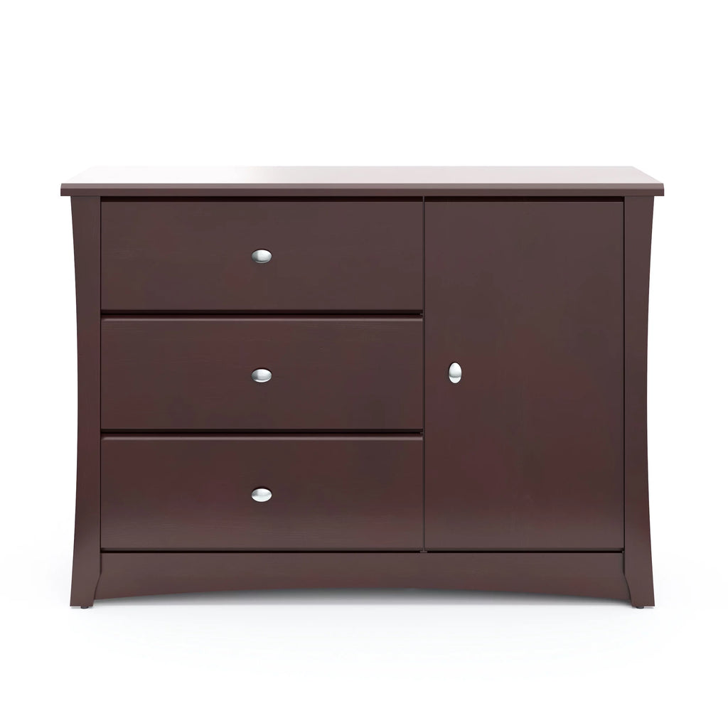 3 Drawer Modern Combo Dresser Espresso W344943