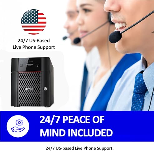 4-Bay 16TB Desktop NAS with Hard Drives Included K5391