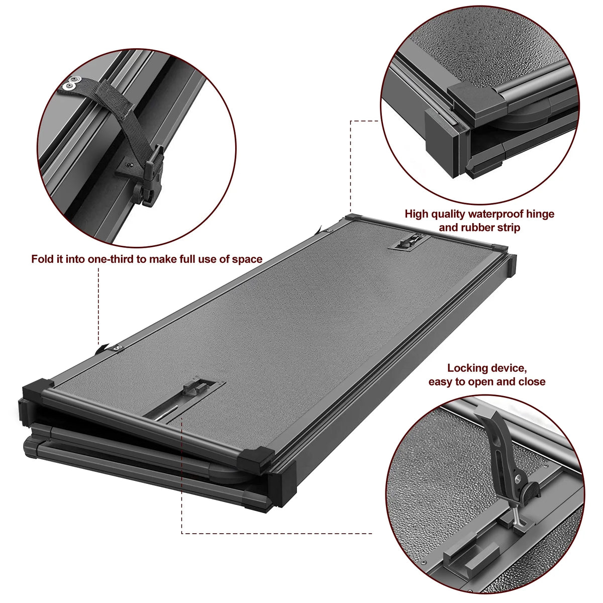 Hard Tri-Fold Truck Bed Tonneau Cover 5FT N183874