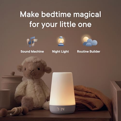 Baby Sound Machine, Night Light, White Noise Soother, Alarm Clock Q236