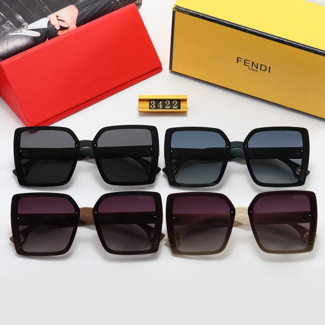 Fashion Double F Frame Polarized Sunglasses N4420