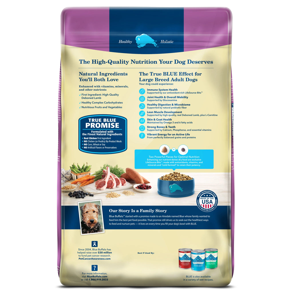 Large Breed Lamb & Rice Dry Dog Food F206