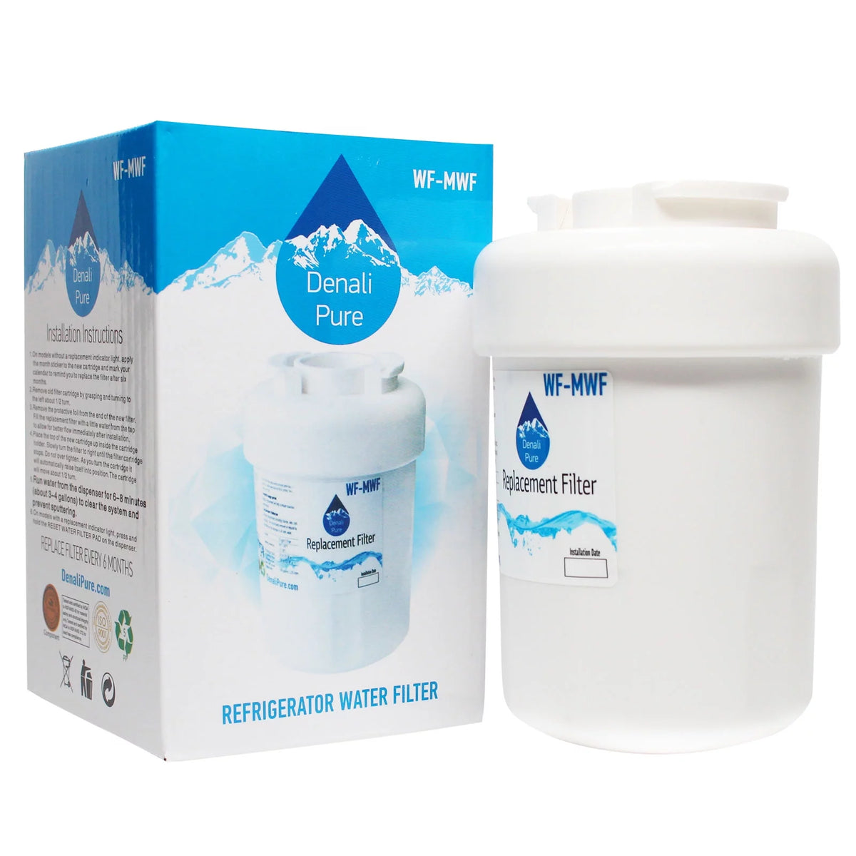 5-Pack Refrigerator Water Filter Cartridge X882649
