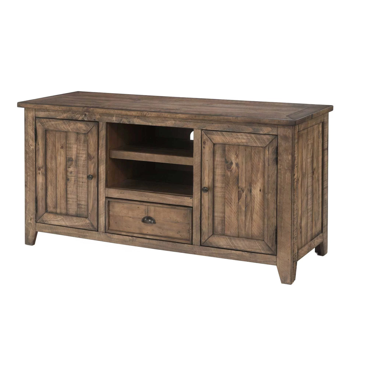 Wooden TV Stand with 2 Cabinets and 1 Drawer D16696