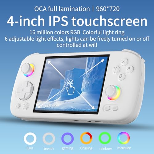 Handheld Retro Game Console with 4-inch IPS Screen 128G TF Card J6854