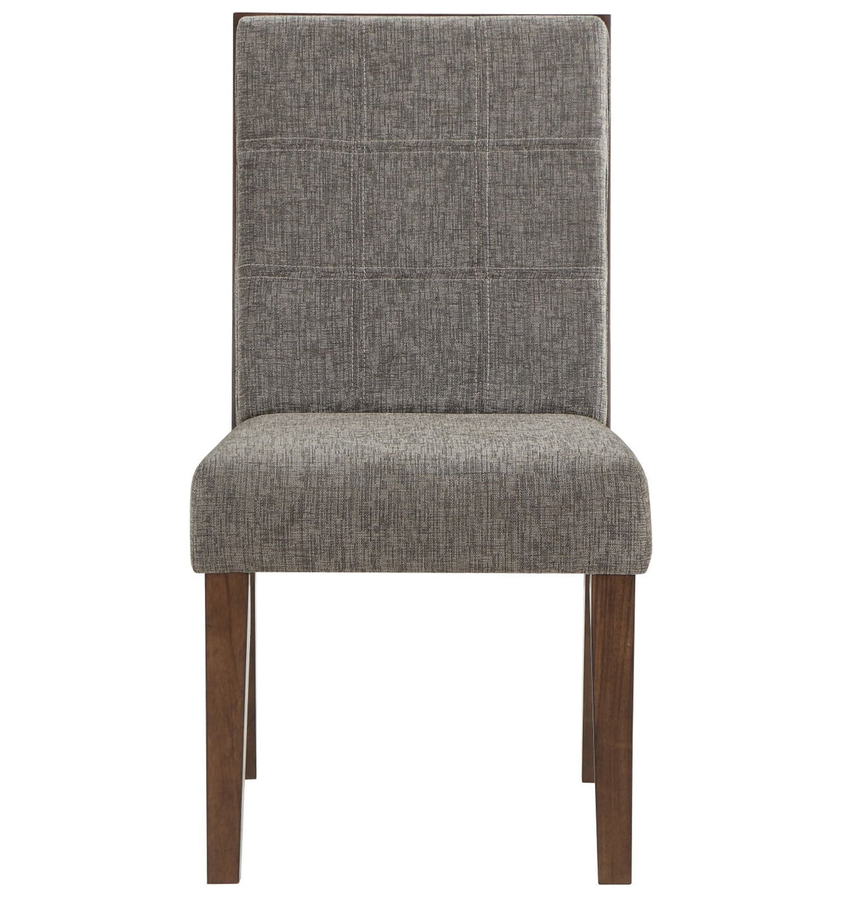 Gray Upholstered Side Chair Set of 2 O2499