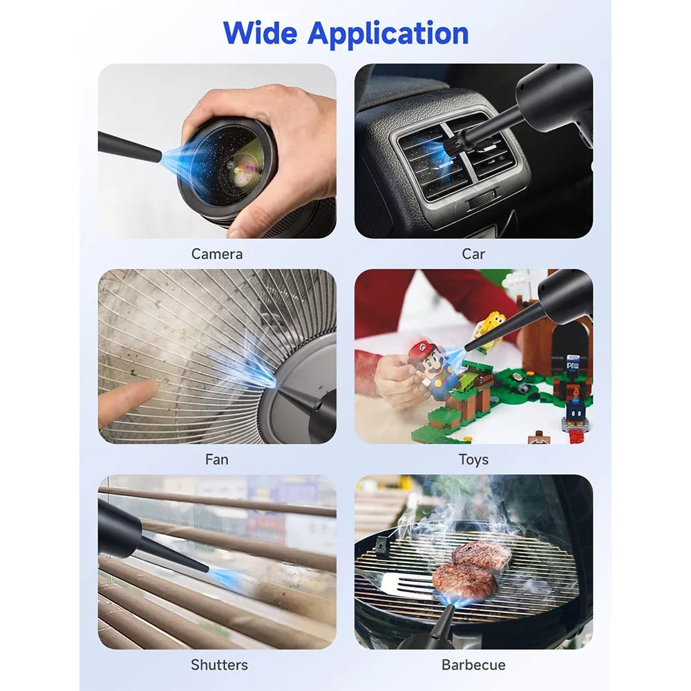 5 in 1 Cordless Portable Electric Air Duster U543