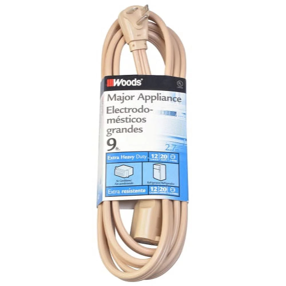 9' 12-Gauge 20-Amp Appliance Cord I62453