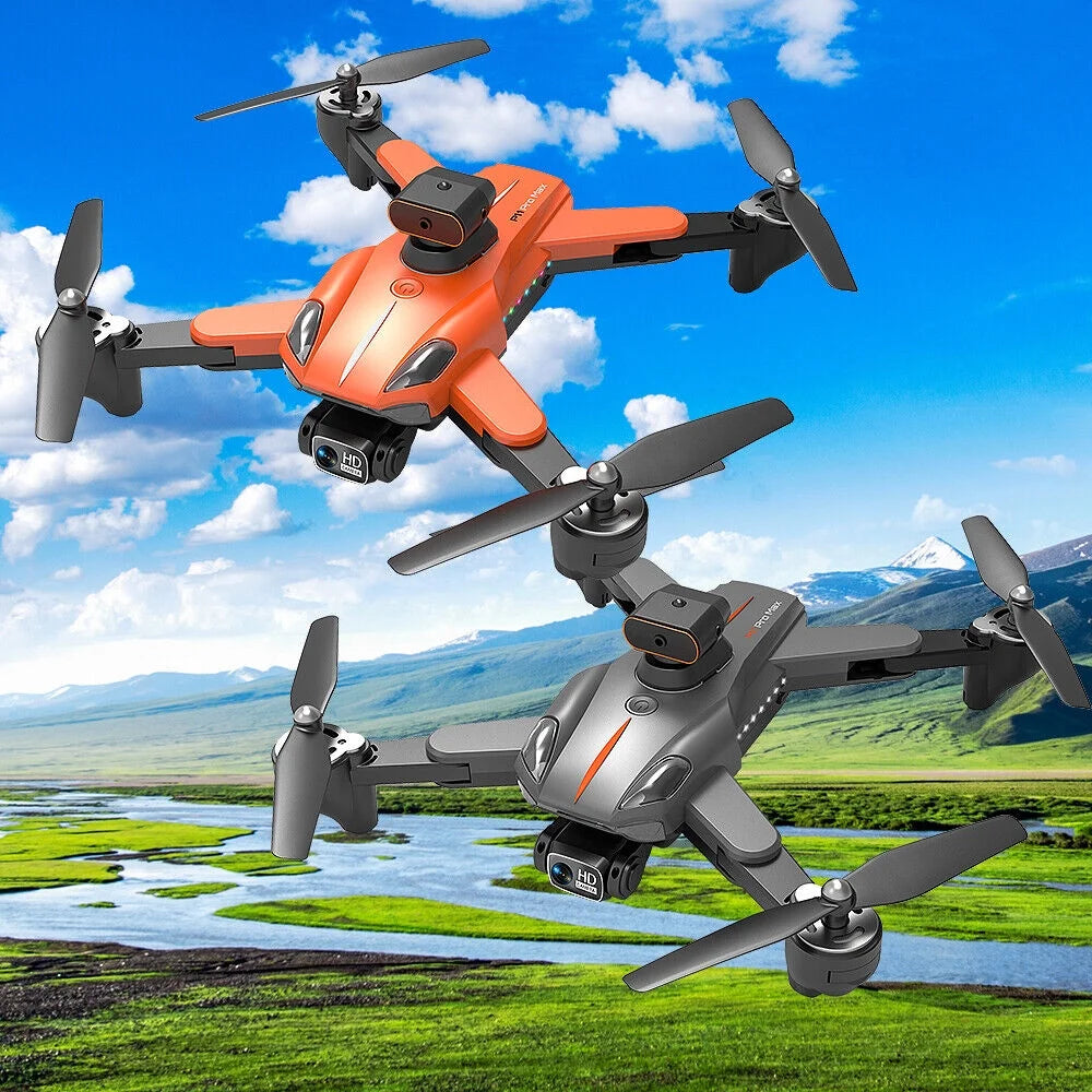 Orange Foldable 8K Dual Camera Drone U81574