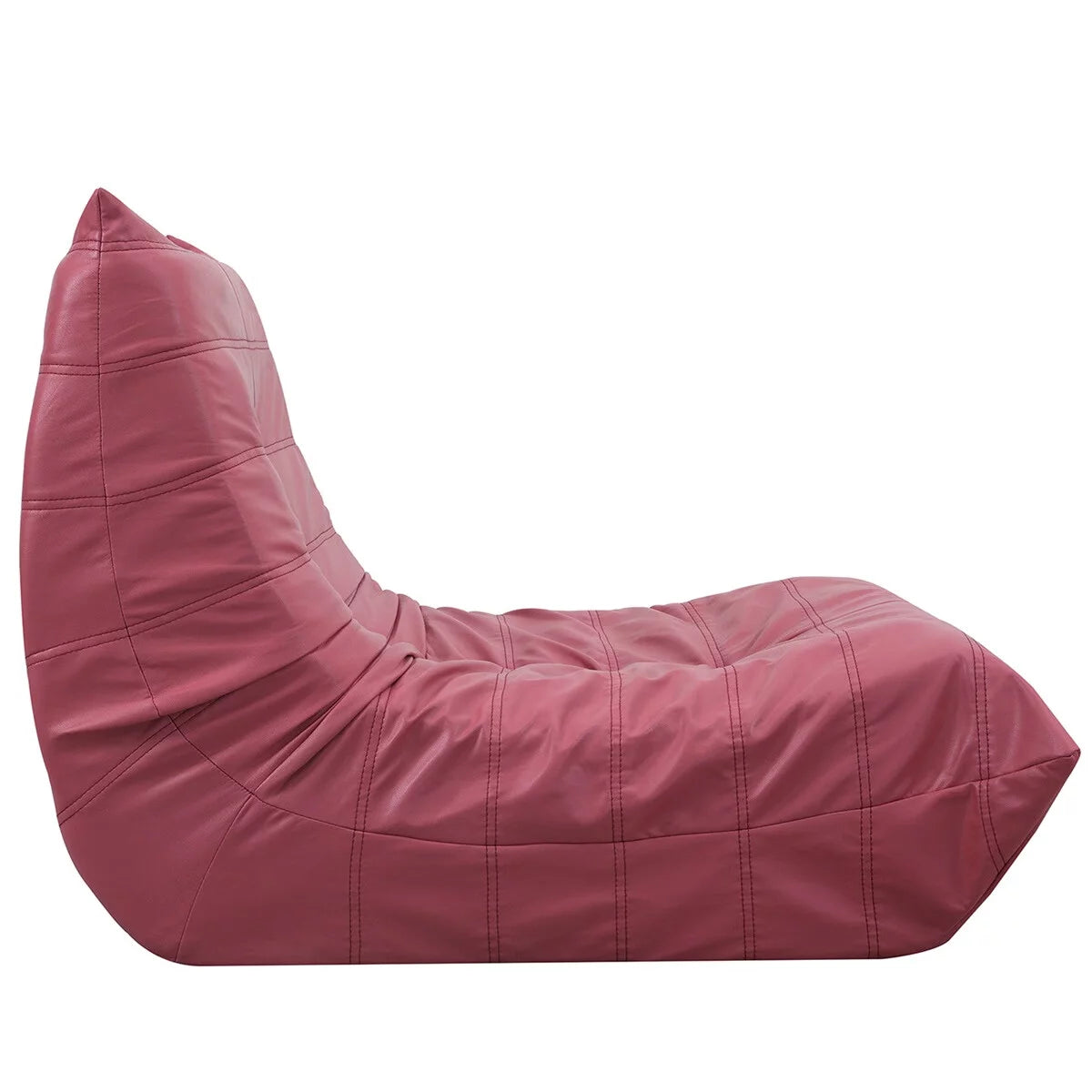 Oversized Armless Lounge Chair with Backrest J98007