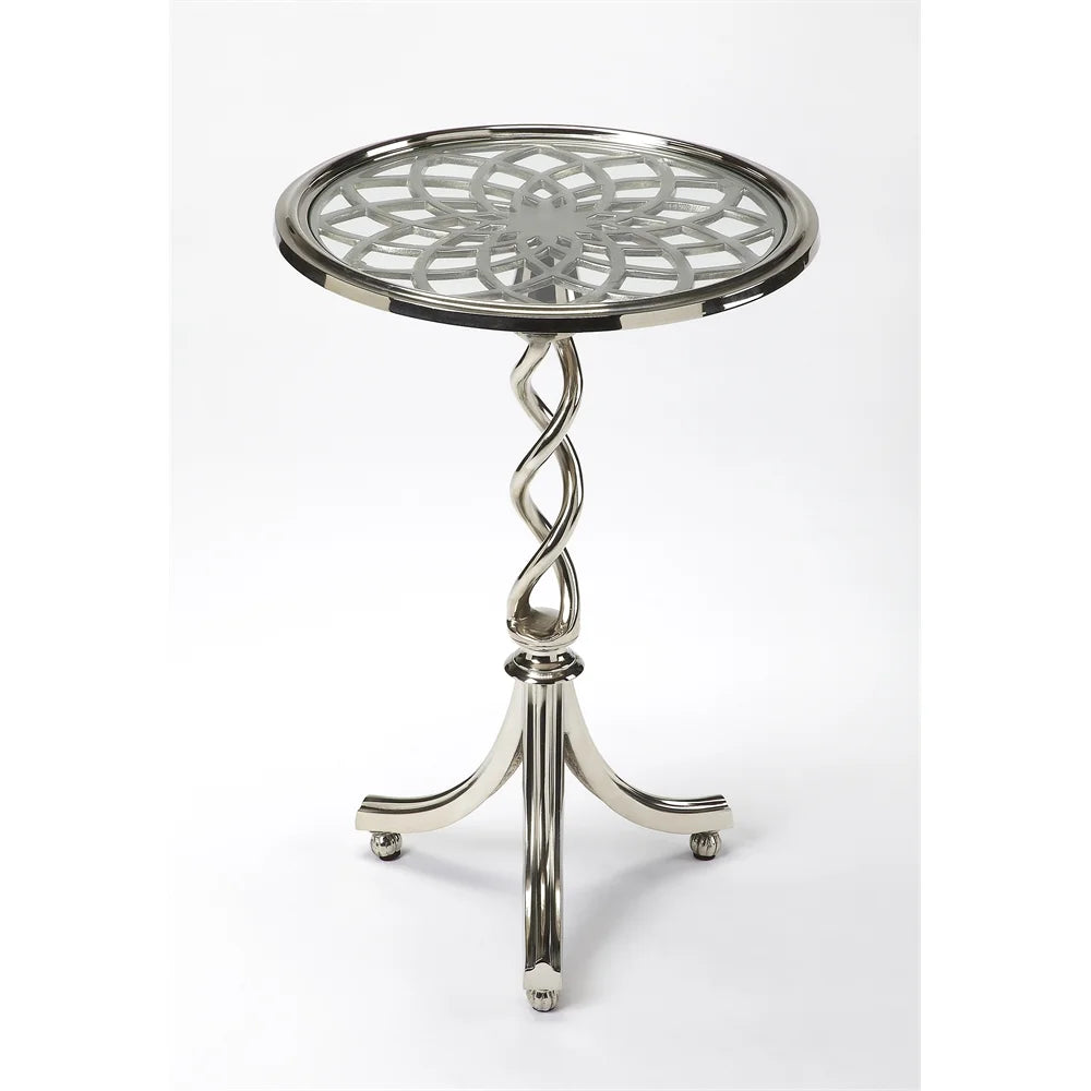 Glass Top Accent Table X556