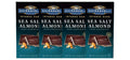 Sea Salt Almond Dark Chocolate Bar 3.5 Ounce (Pack of 4) M334