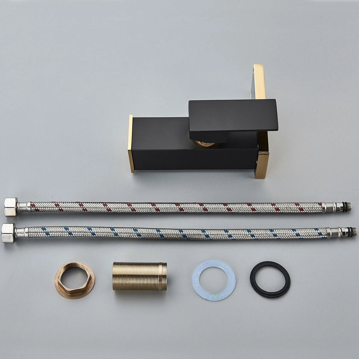 Black Gold Single Handle Waterfall Bathroom Faucet N204519