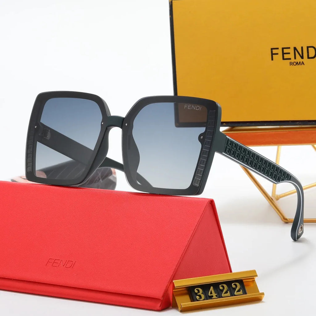 Fashion Double F Frame Polarized Sunglasses N4420