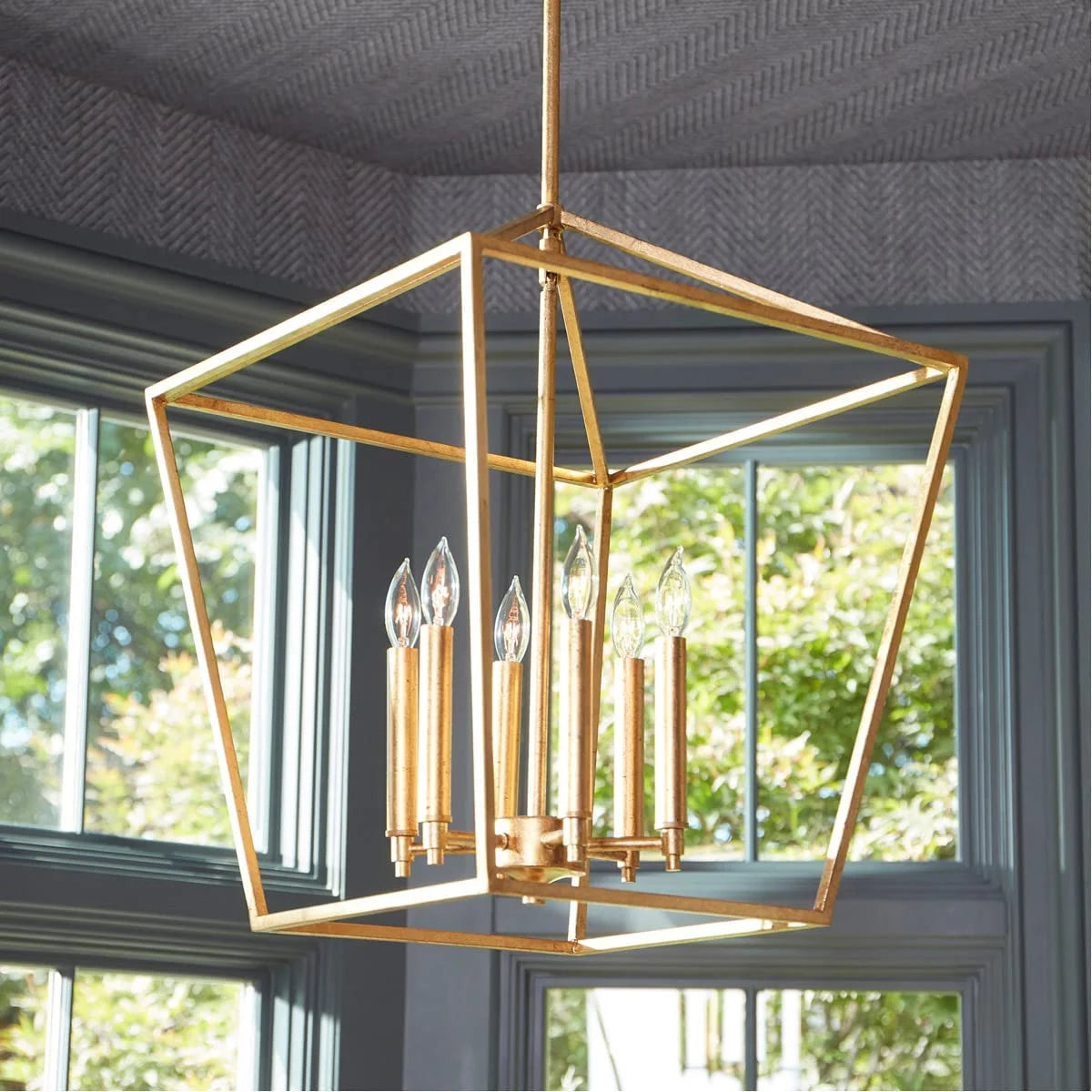 Six Light Entry Pendant O263