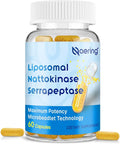 Nattokinase Serrapeptase Enzyme Supplement 60 Capsules R184342