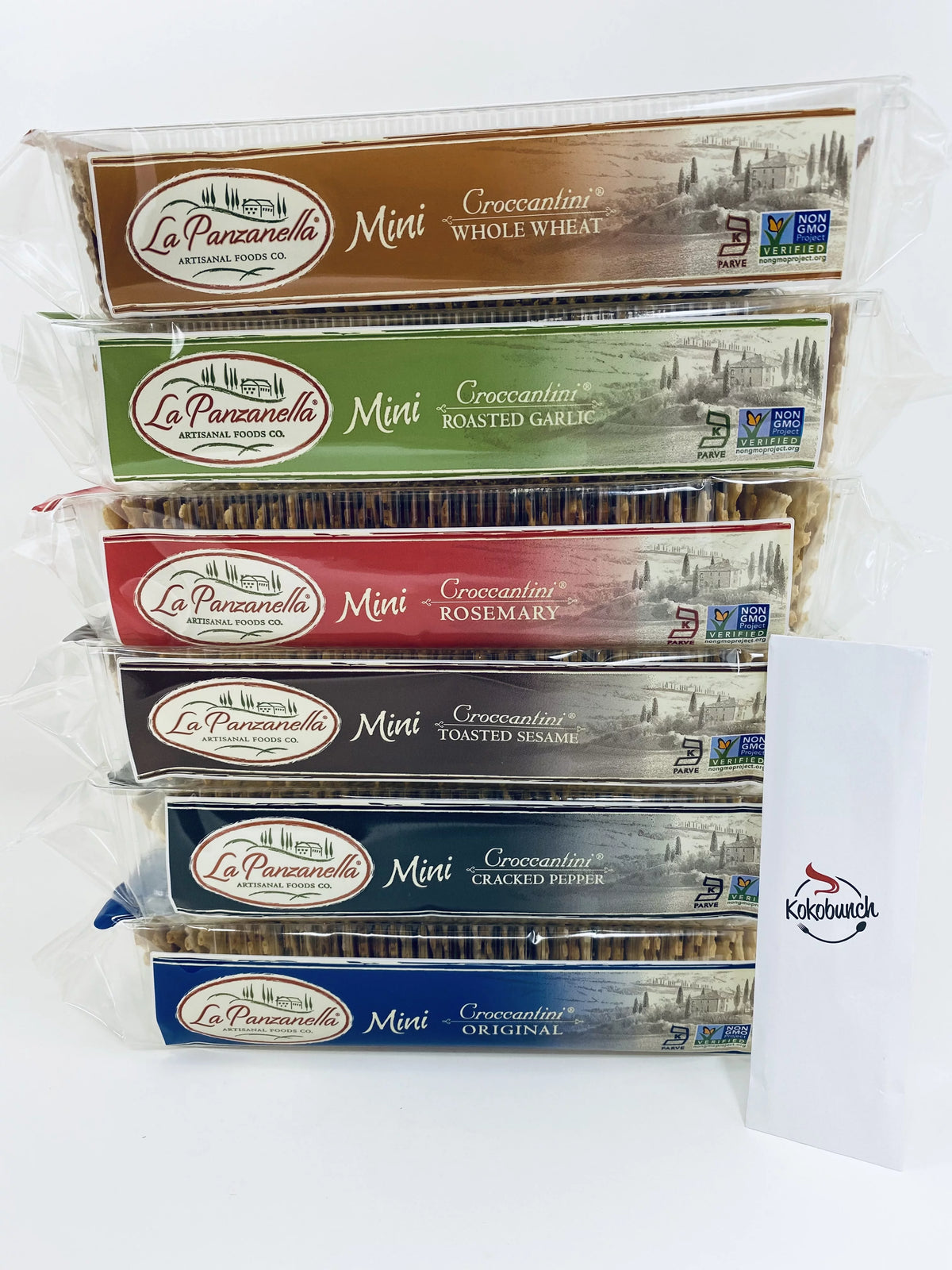 Mini Croccantini Crackers Variety Pack 6 oz (Pack of 6) Q5057